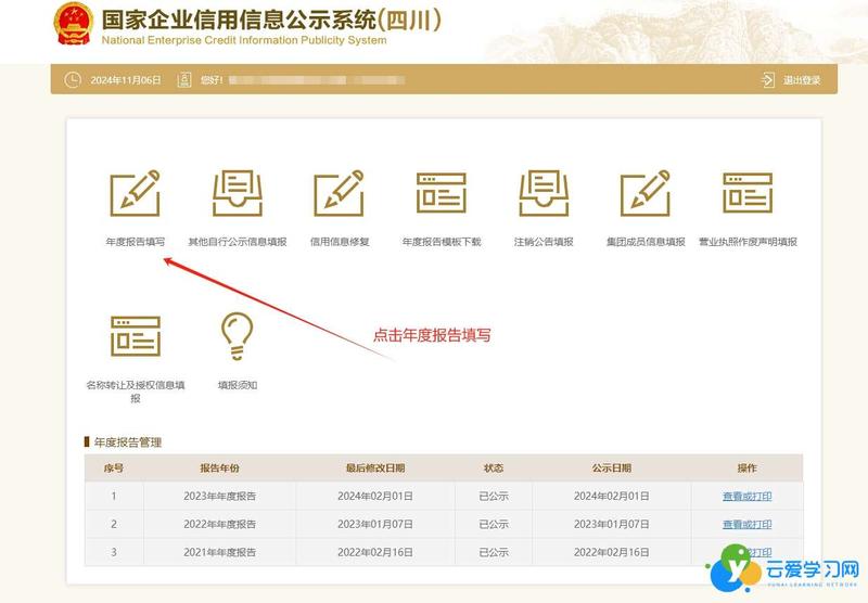 个体工商户年度报告填写